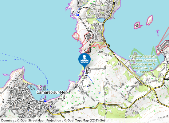 Trez Rouz sur la carte