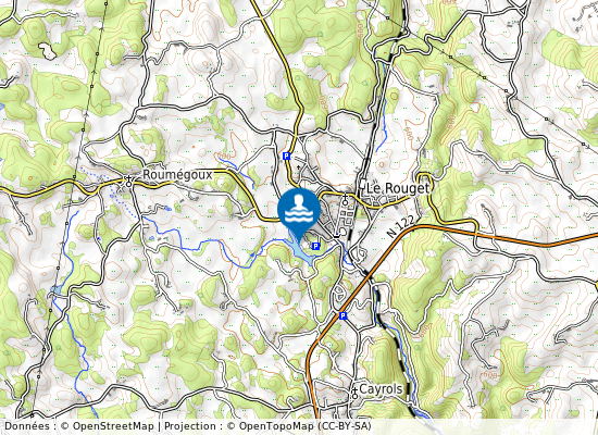 Moulin Du Teil sur la carte