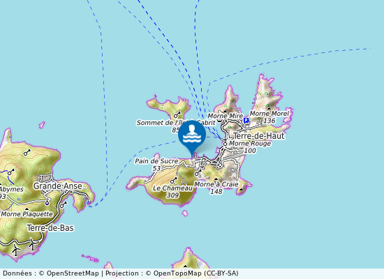 Anse A Gilot sur la carte