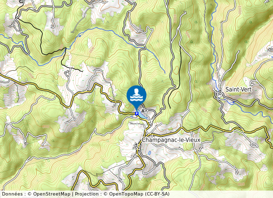 Plan D Eau sur la carte