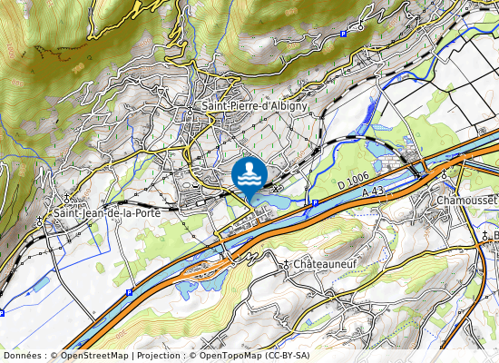 Plan D Eau De Carouge sur la carte