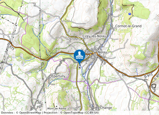 Ruisseau Des Bruyeres (Vers Camping) sur la carte