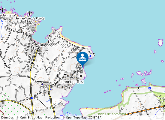 Kerurus Sud-Ouest sur la carte